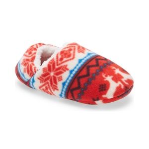 NEW Nordstrom Convertible Microfleece Family Scuff Slippers Small/Medium